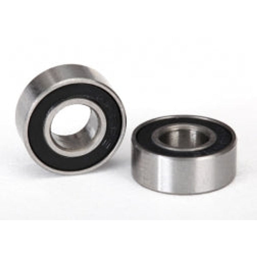 Traxxas 5180A Black Rubber Sealed Ball Bearing 6x13x5mm (2) NIB
