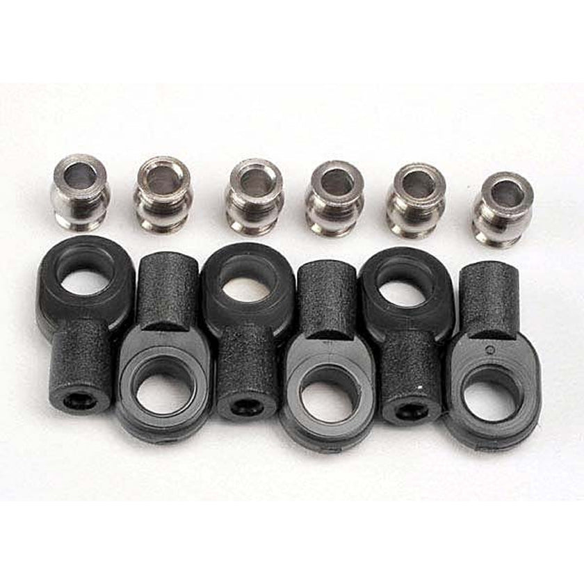 Traxxas Short Rod Ends with Hollow Balls (6)