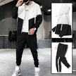 Trendy Suit Men's Hooded Jacket Trousers Two-Piece Suit