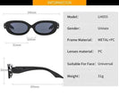 Trendy Oval Small Frame Sunglasses for Men & Women