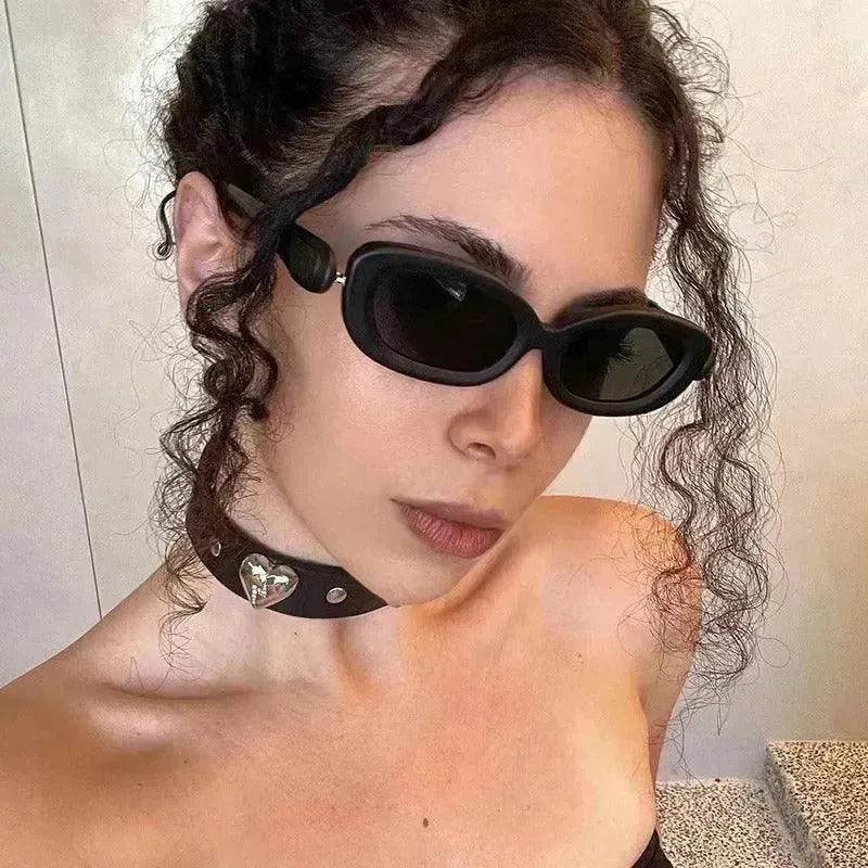 Trendy Oval Small Frame Sunglasses for Men & Women