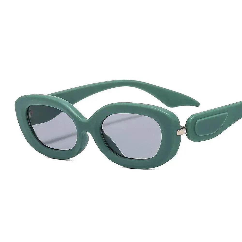Trendy Oval Small Frame Sunglasses for Men & Women