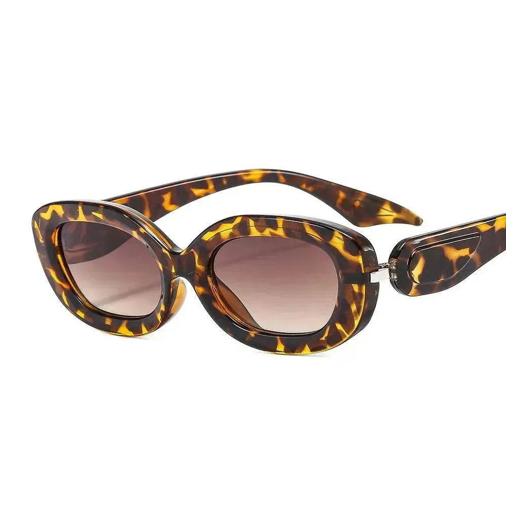 Trendy Oval Small Frame Sunglasses for Men & Women