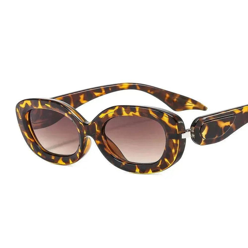 Trendy Oval Small Frame Sunglasses for Men & Women