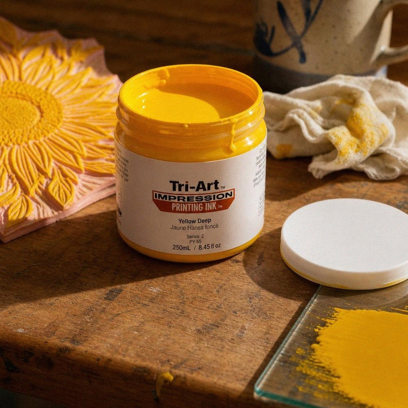 Impressions Block Printing Ink - Yellow Deep