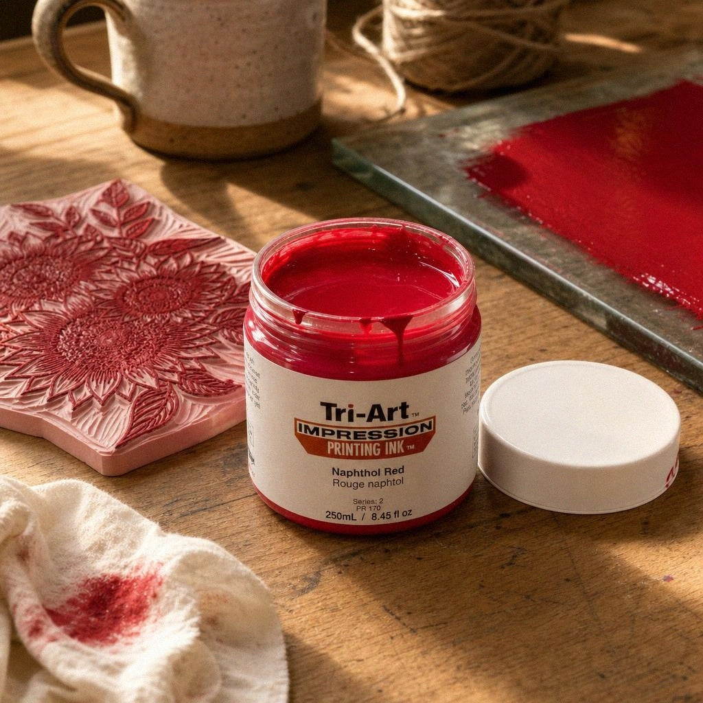 Impressions Block Printing Ink - Naphthol Red