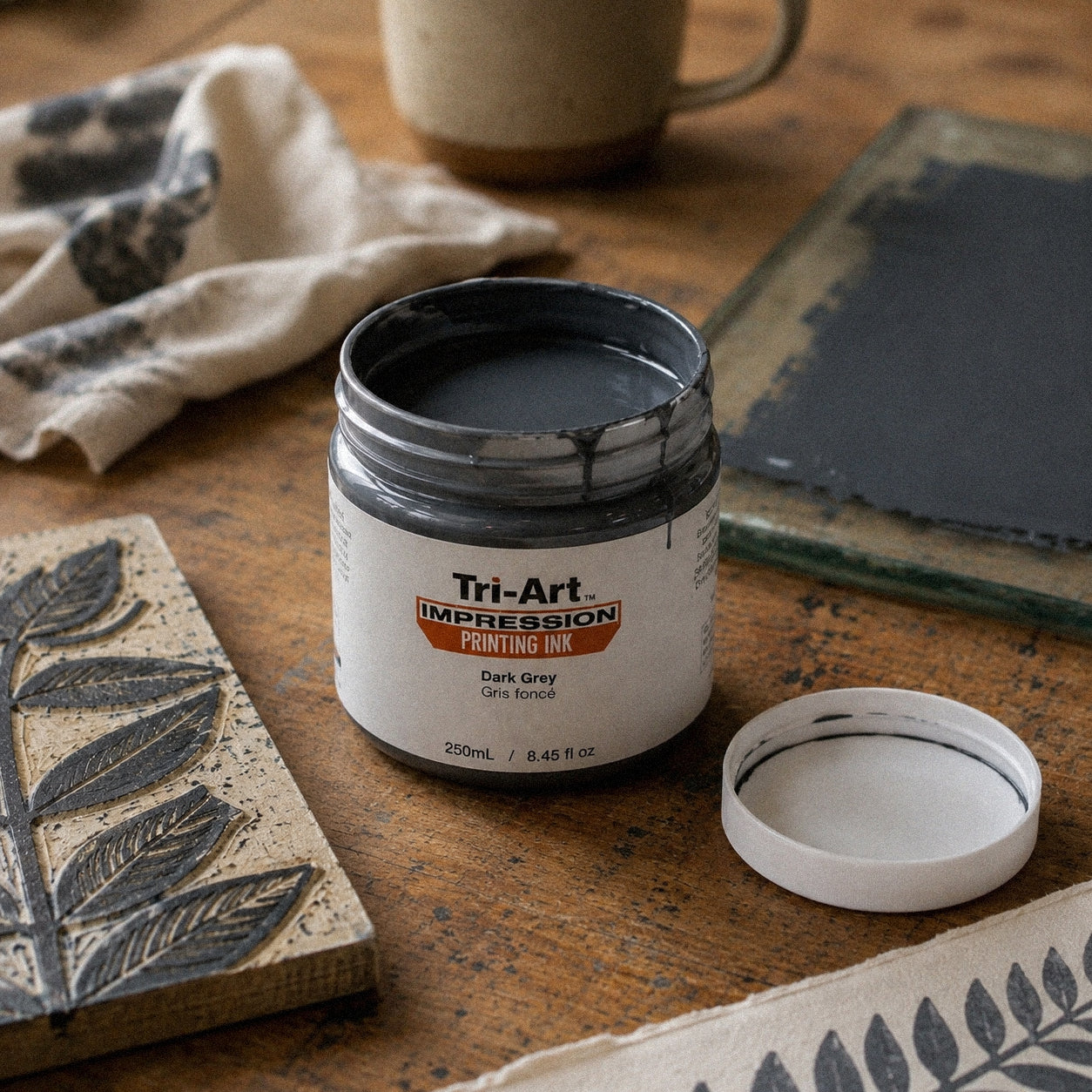 Impressions Block Printing Ink - Dark Grey