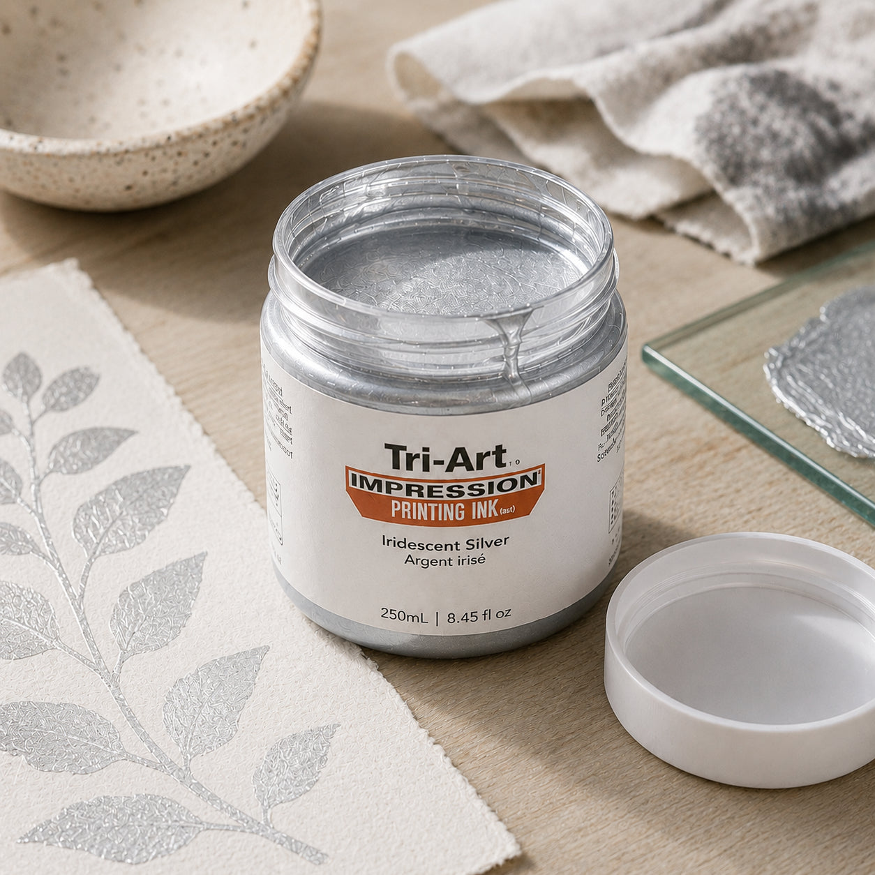 Impressions Block Printing Ink - Silver