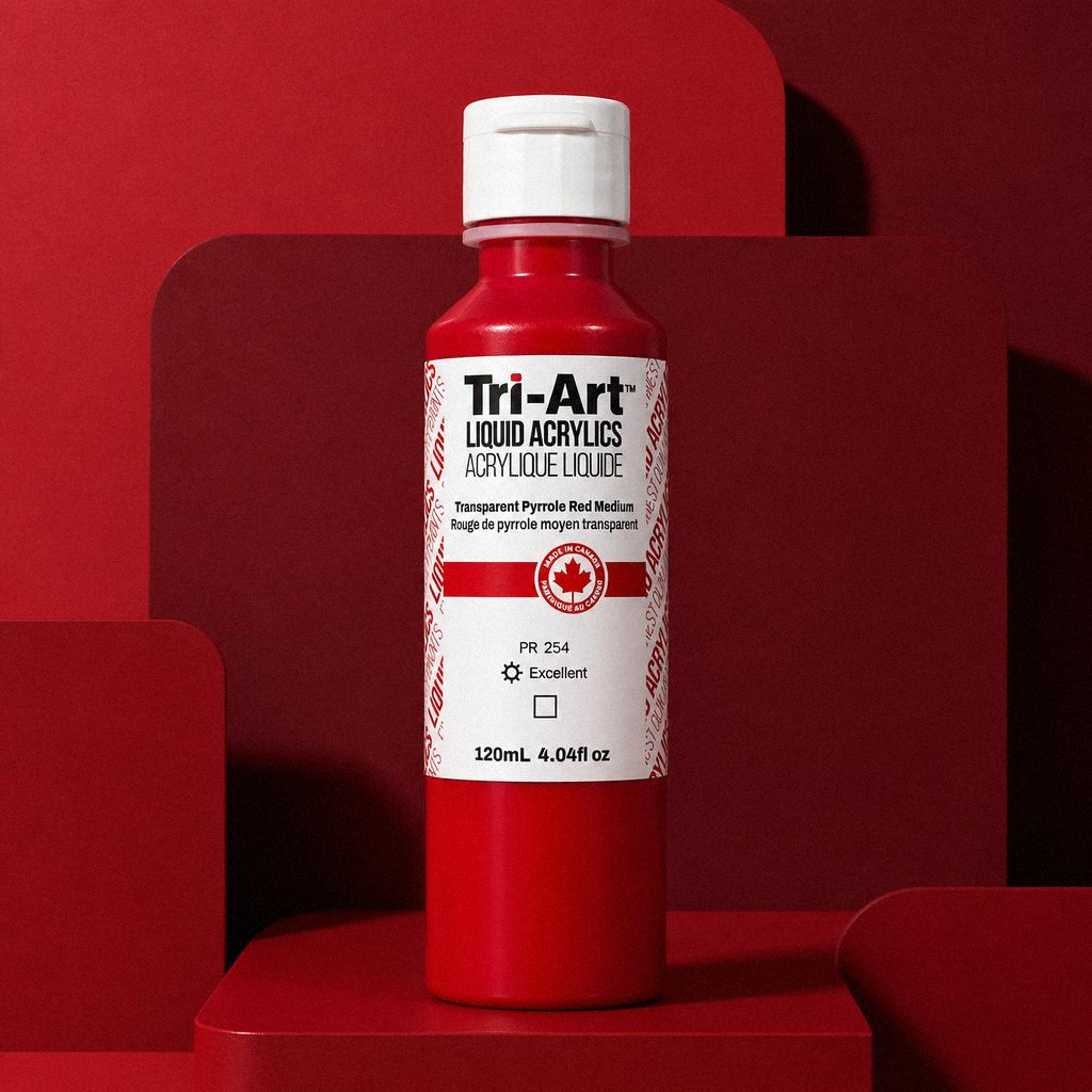Tri-Art Liquids - Transparent Pyrrole Red Medium
