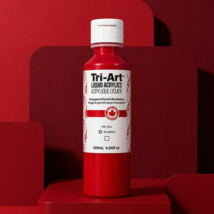 Tri-Art Liquids - Transparent Pyrrole Red Medium