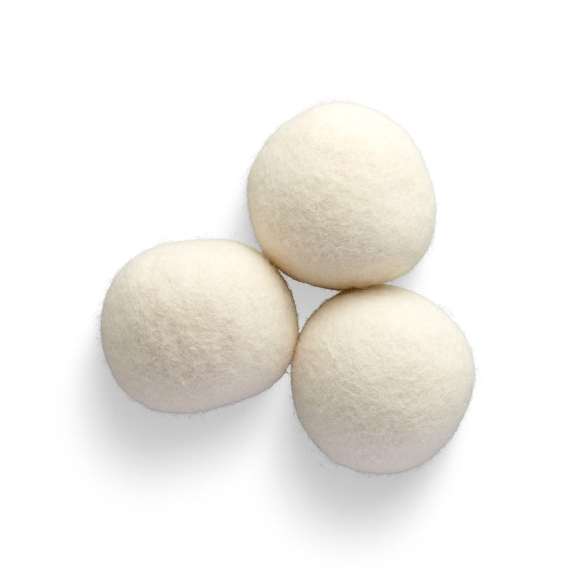 Trio de balles de séchage en laine
