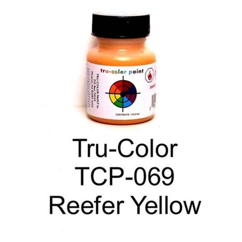 Tru-Color TCP-069 Reefer Yellow Paint Bottle 1oz NIB