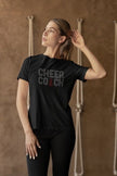 Cheer Coach Rhinestone Shirt – Sparkle & Lead Bling Apparel | Bling Dazzel