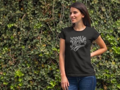 Cool Mom Rhinestone Shirt – Glam Mom Sparkle Bling Apparel | Blingdazzel