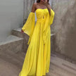 Tube Top Oversleeve Long Dress Women