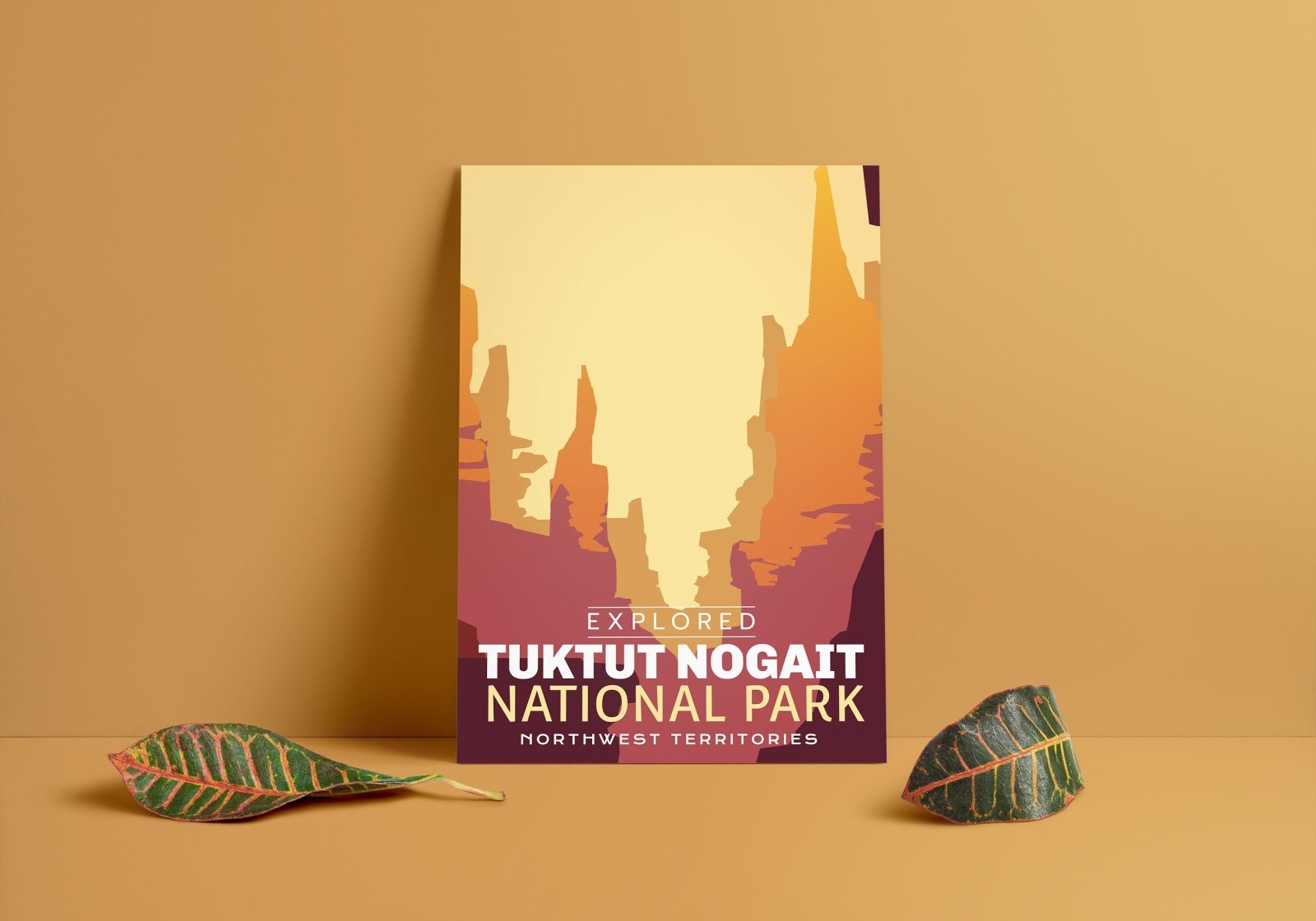 Tuktut Nogait National Park 'Explored' Poster, Canada Parks