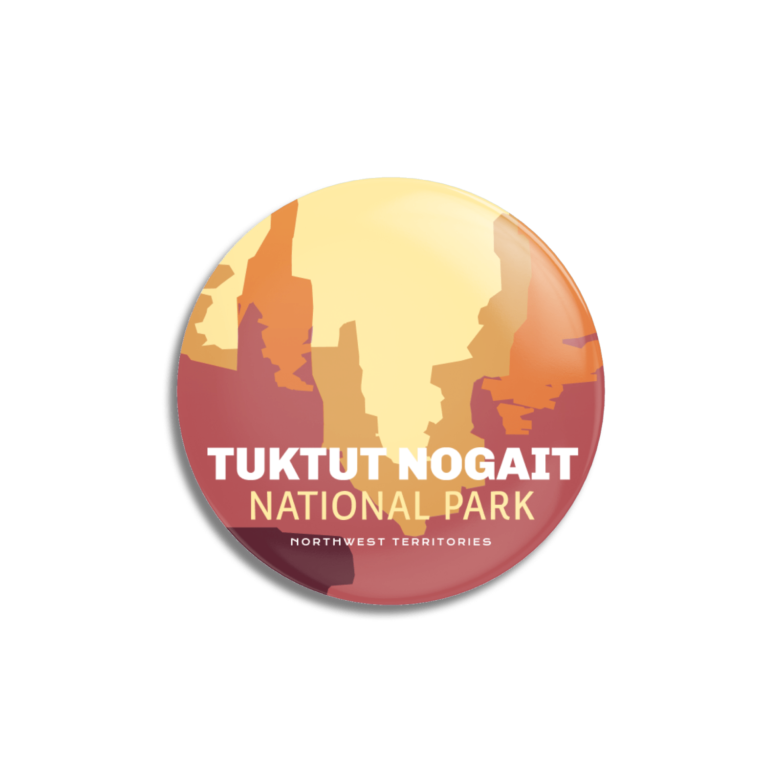 Tuktut Nogait National Park of Canada Pinback Button, Canada Parks