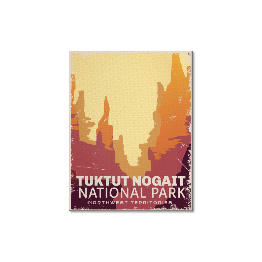 Tuktut Nogait National Park of Canada Postcard, Canada Parks