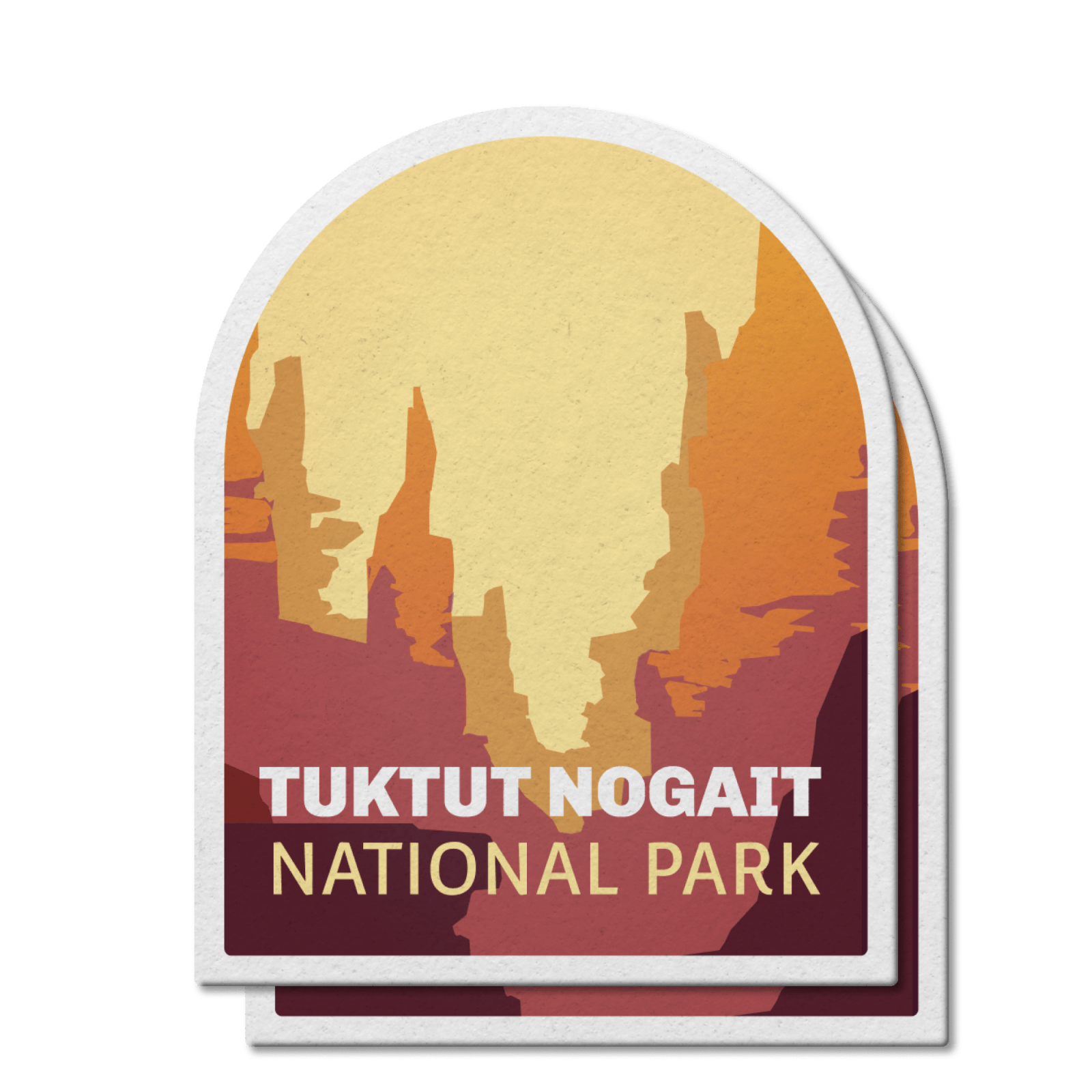 Tuktut Nogait National Park of Canada Waterproof Vinyl Sticker, Canada Parks