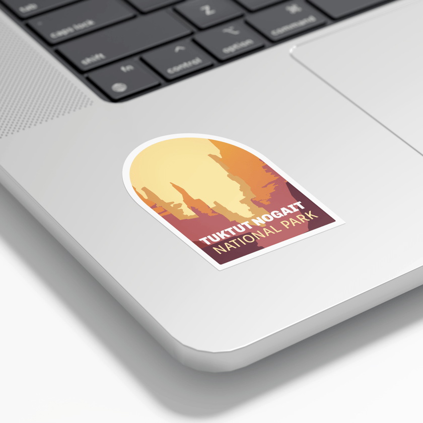 Tuktut Nogait National Park of Canada Waterproof Vinyl Sticker, Canada Parks