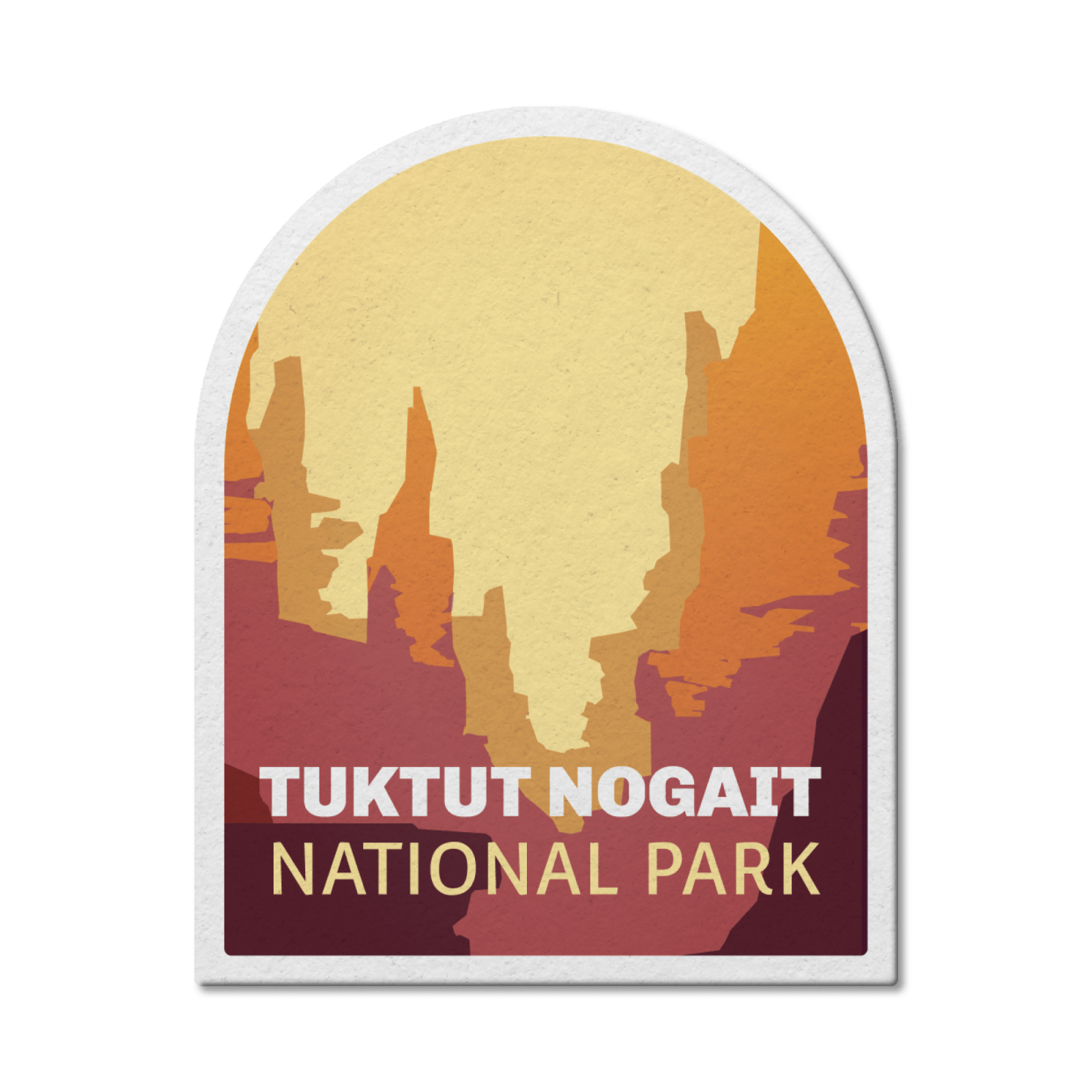 Tuktut Nogait National Park of Canada Waterproof Vinyl Sticker, Canada Parks