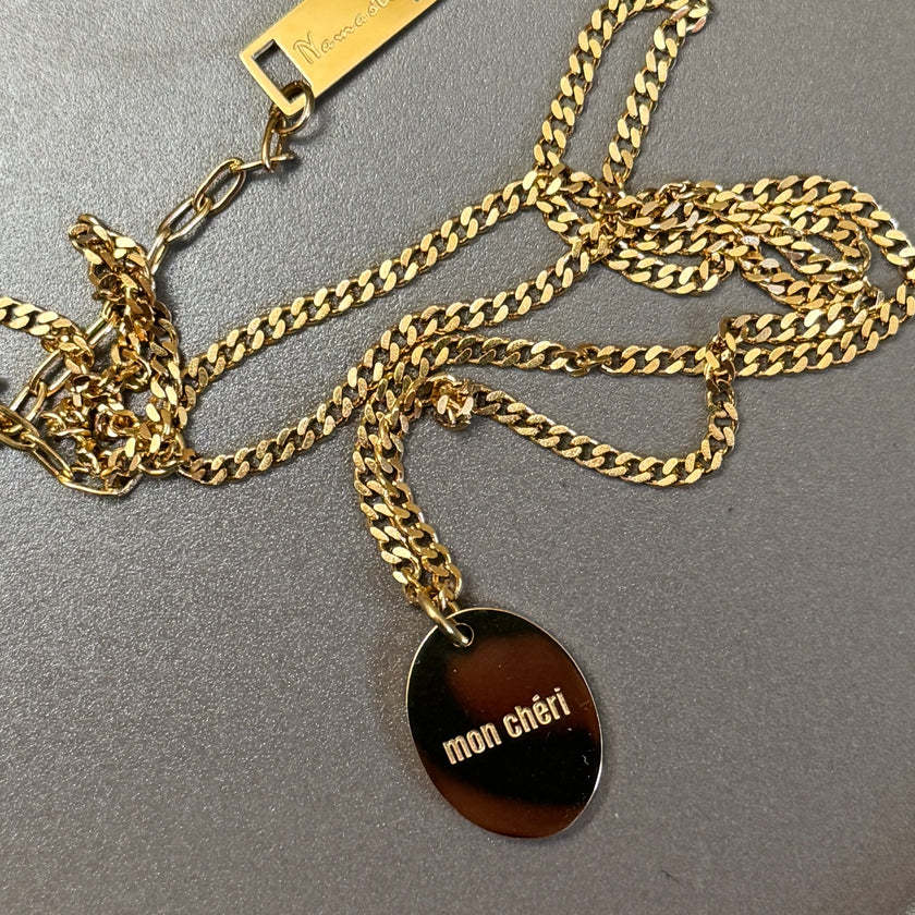 Tulipe Necklace- Gold
