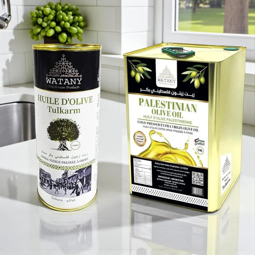 Tulkarm Palestinian Olive Oil – Premium Extra Virgin Olive Oil in 1 L, 16 L & Bulk Options