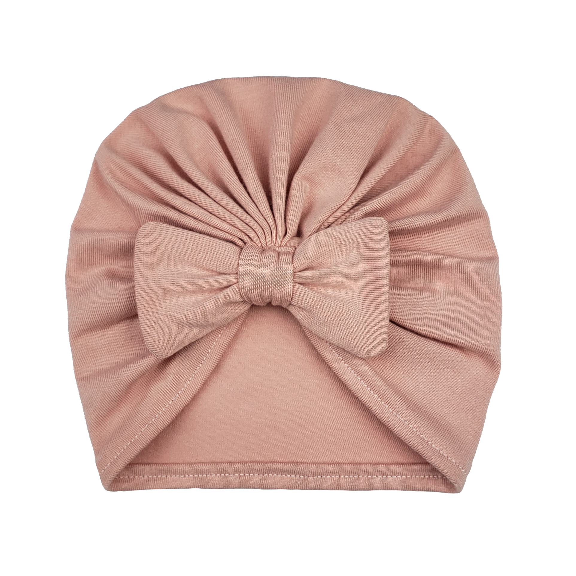Chapeau Turban en Bambou | Rose Doux