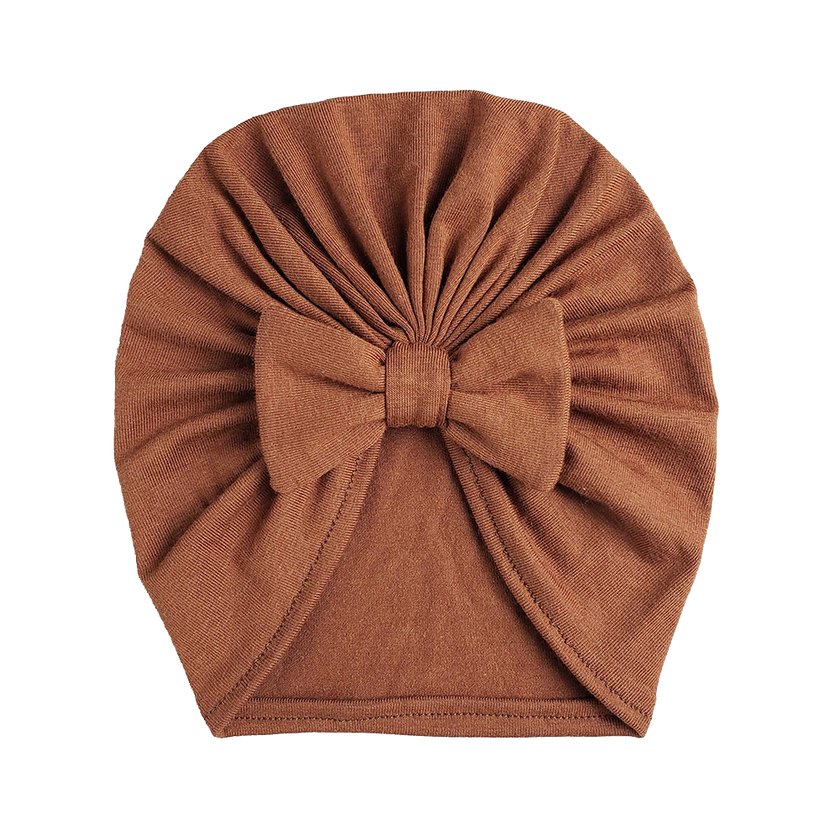 Bamboo Turban Hat | Rust