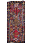 Turkish Kars Kilim Runner Rug | 3' 11