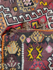 Turkish Kars Kilim Runner Rug | 3' 11