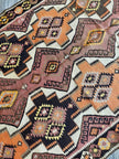 Turkish Kars Kilim Runner Rug | 4' 2