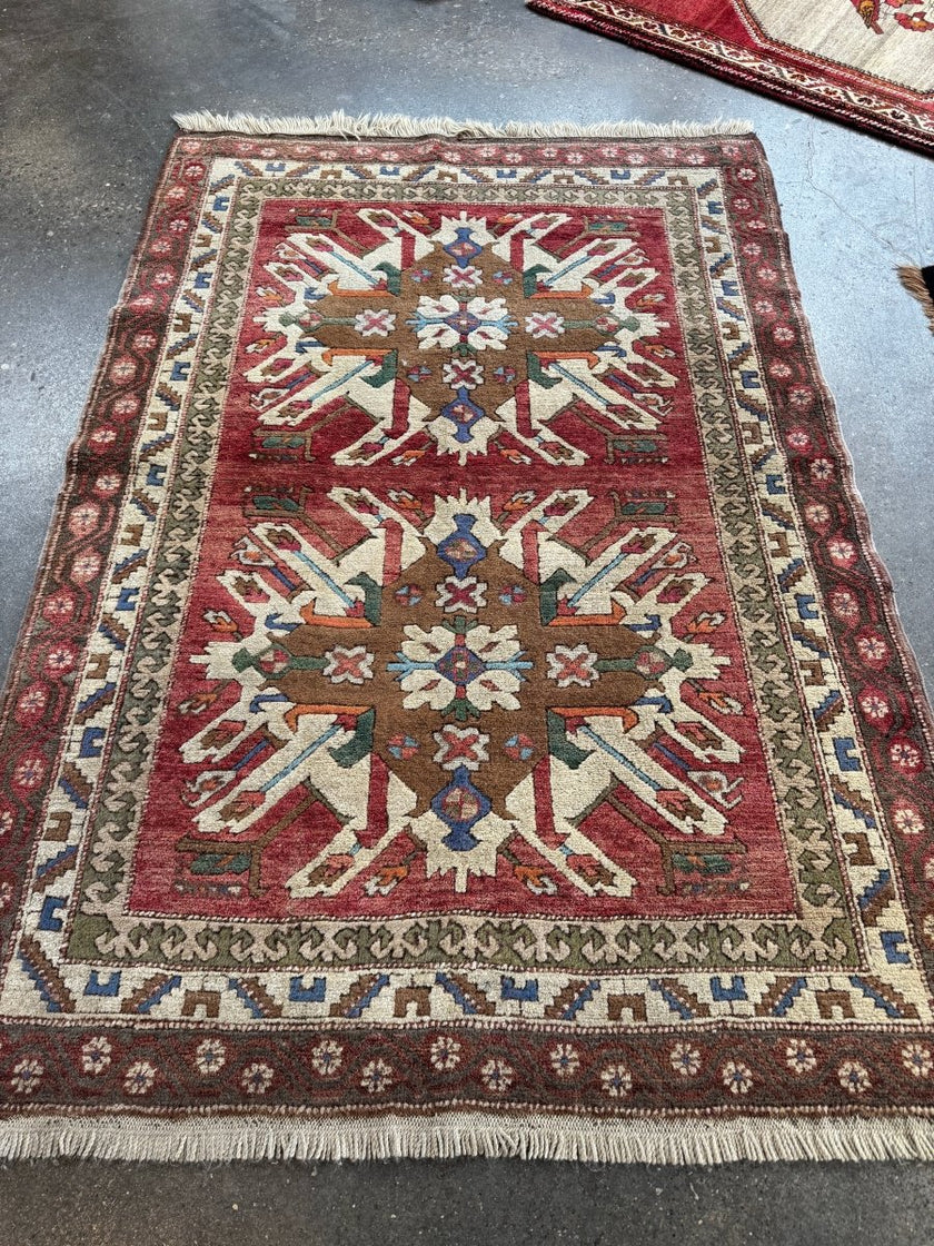 Turkish Kars Rug | 4' 5