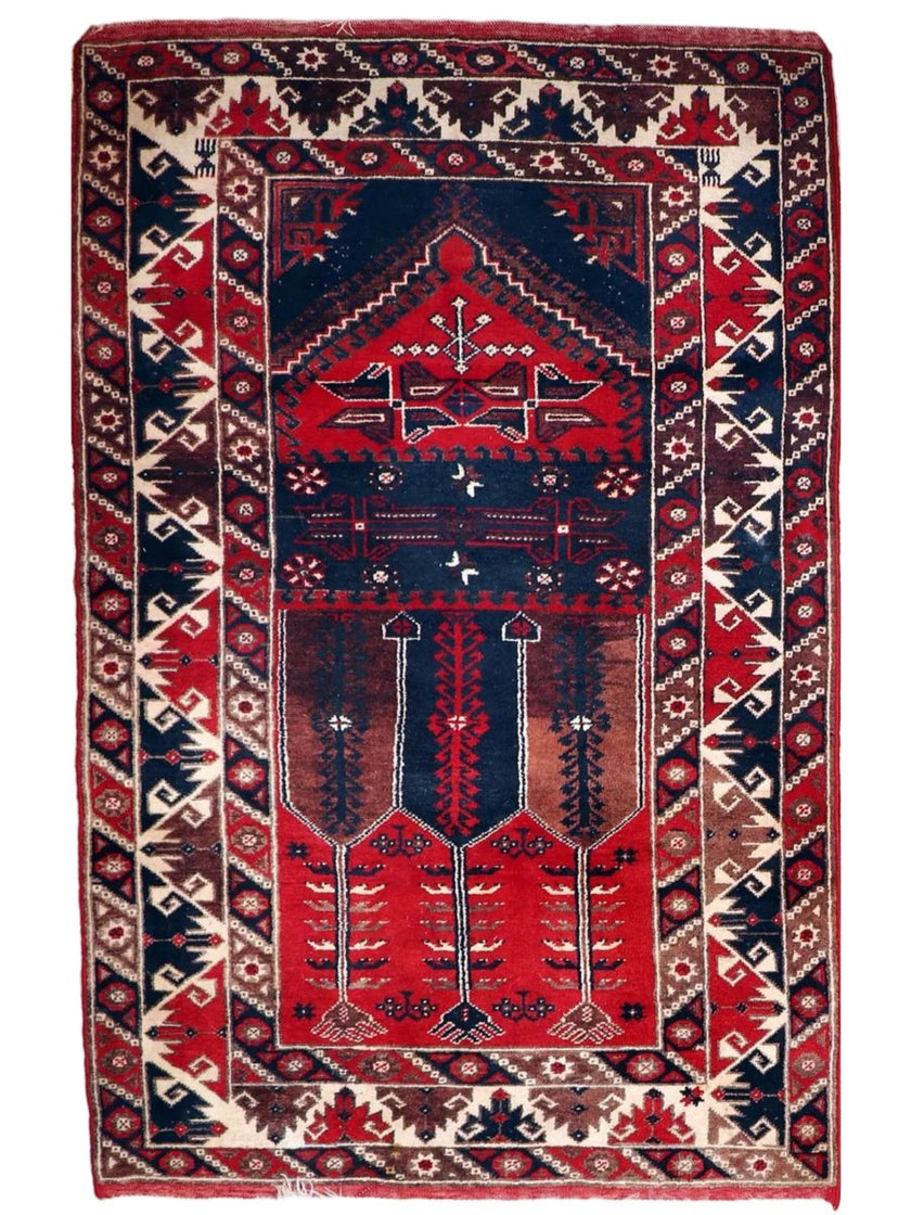 Turkish Konya Rug | 4' 2