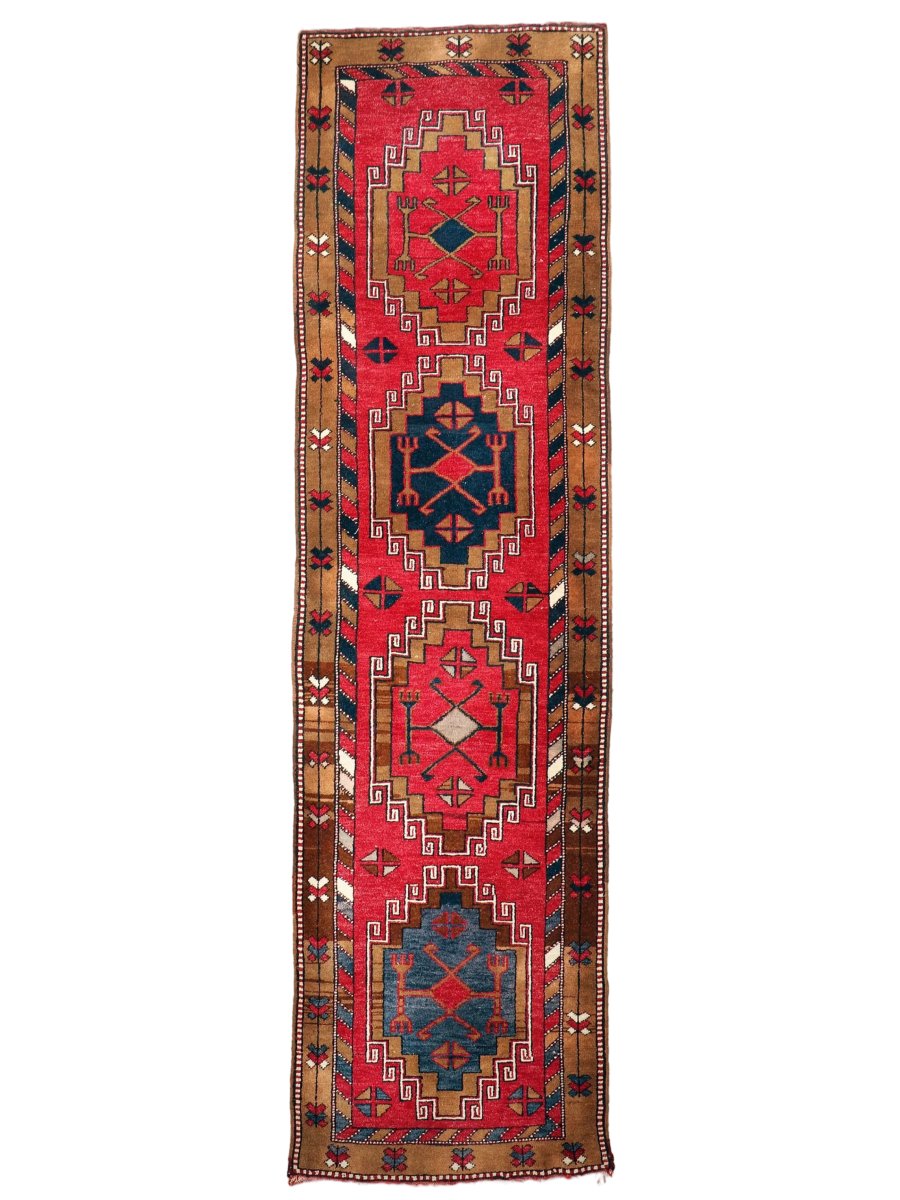 Turkish Malatya Runner Rug | 2' 9