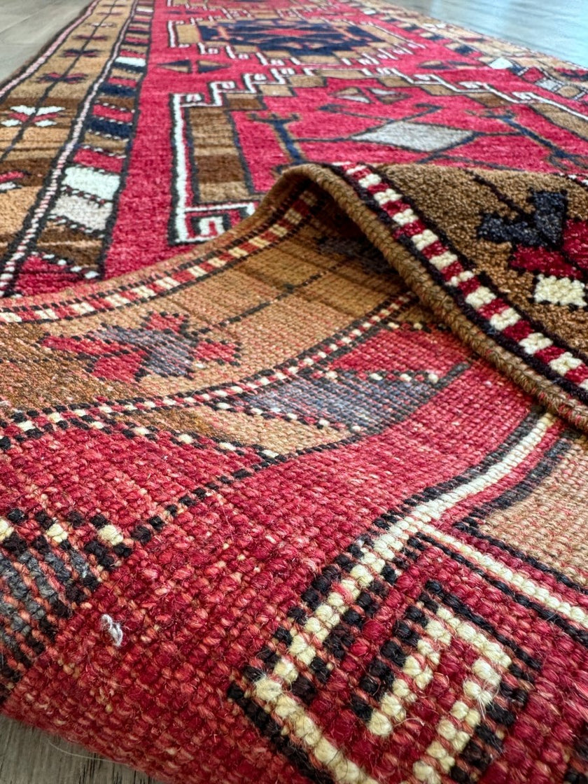 Turkish Malatya Runner Rug | 2' 9
