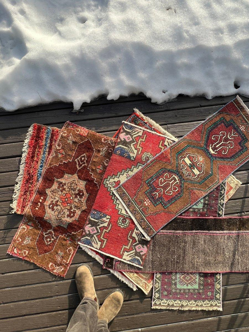 On hold | Turkish Mini Rug 1 | 1’ 8” x 3’ 2”