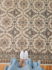 Vintage Turkish Oushak Rug | 9' 9