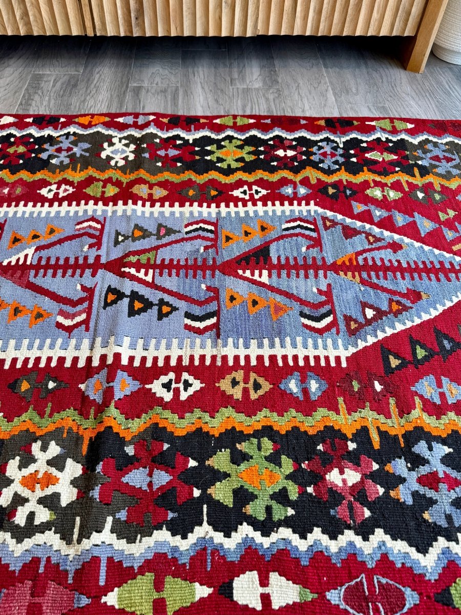 Turkish Uşak Eşme Kilim | 3' 3