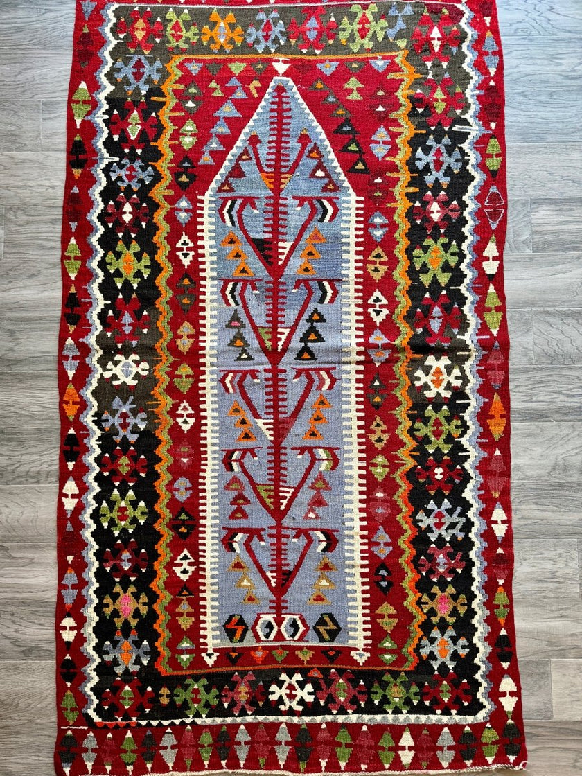 Turkish Uşak Eşme Kilim | 3' 3