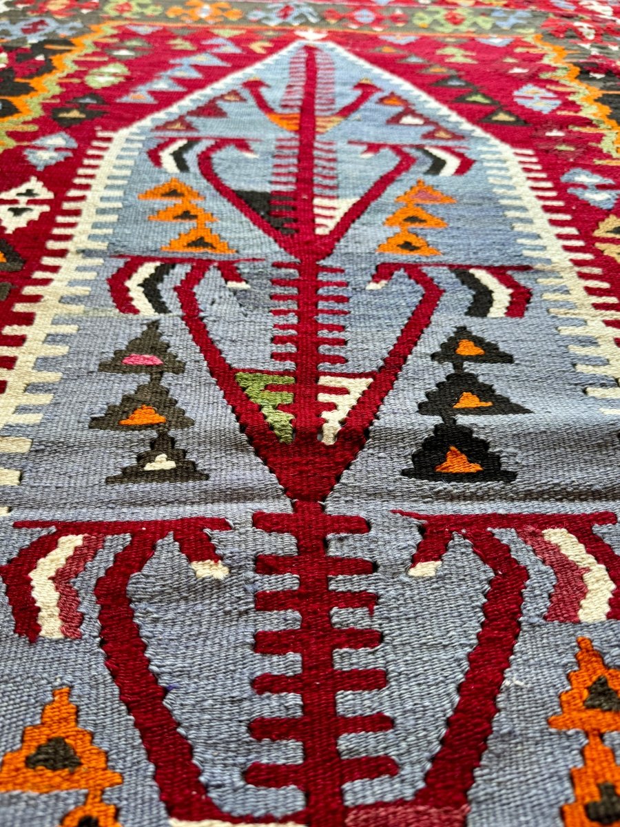 Turkish Uşak Eşme Kilim | 3' 3