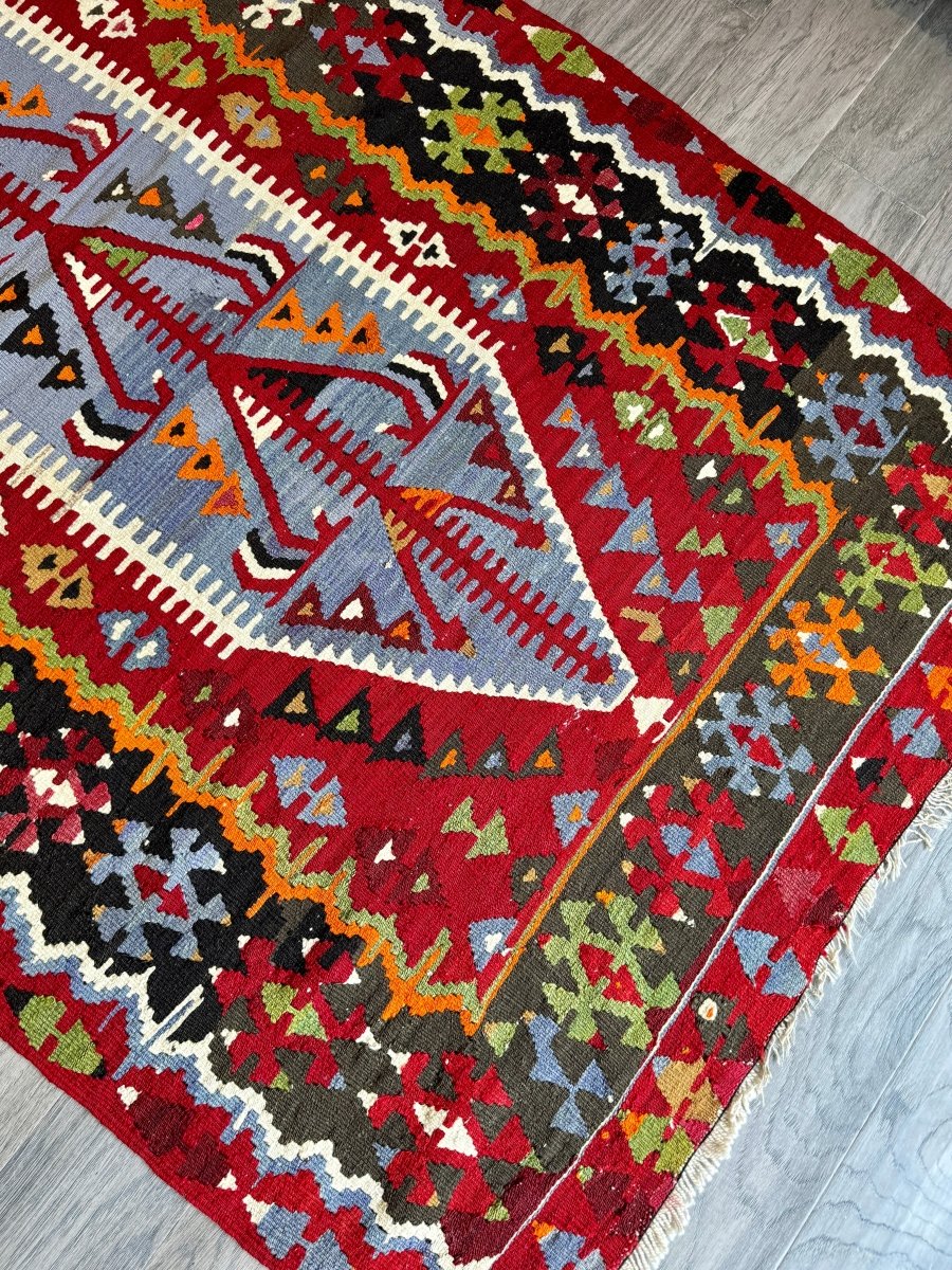 Turkish Uşak Eşme Kilim | 3' 3