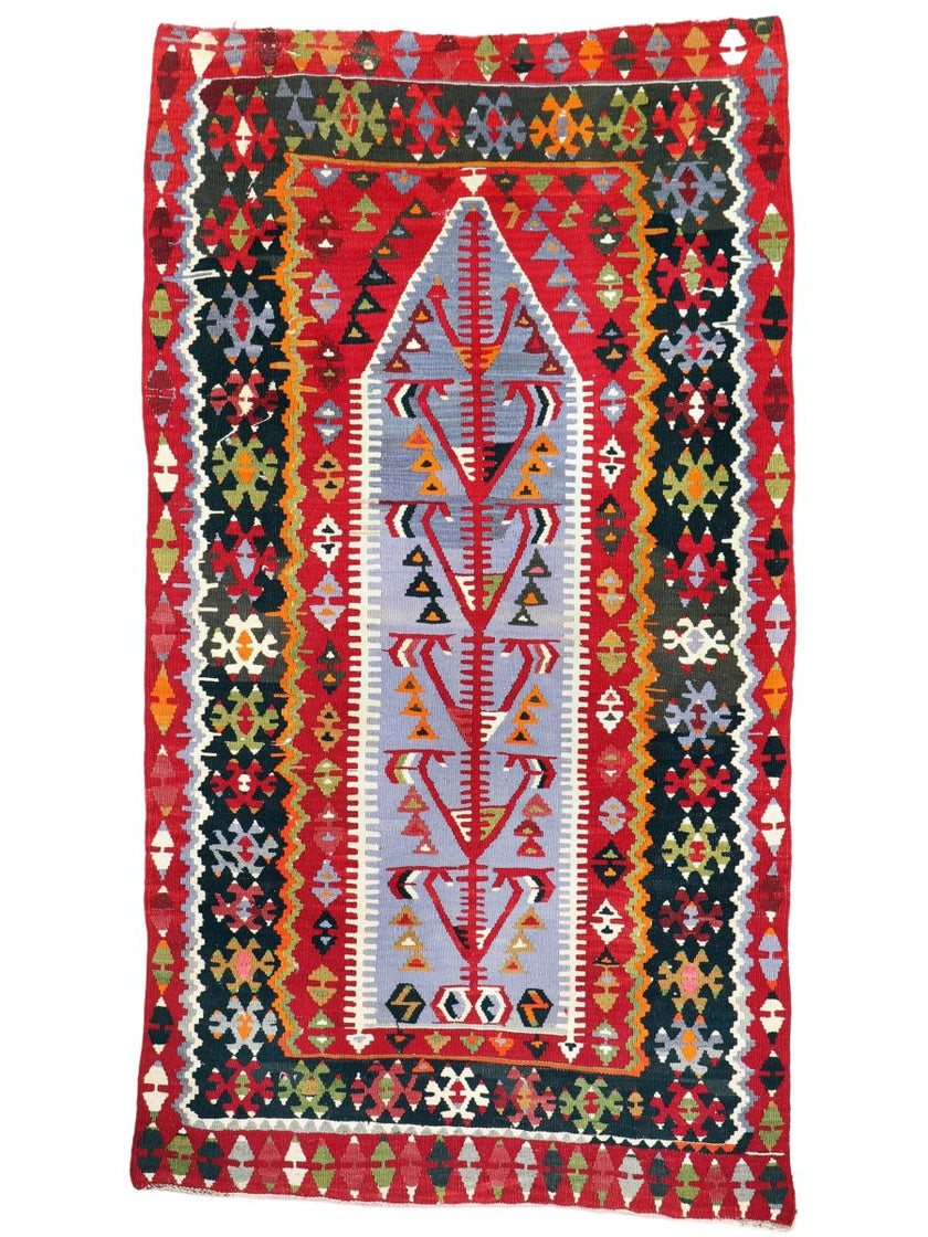Turkish Uşak Eşme Kilim | 3' 3