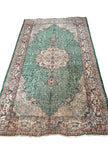 Vintage Turkish Oushak Rug | 9’ 1