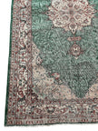 Vintage Turkish Oushak Rug | 9’ 1