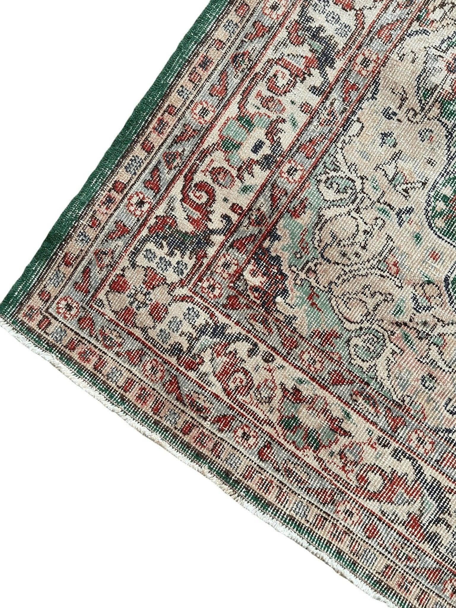 Vintage Turkish Oushak Rug | 9’ 1