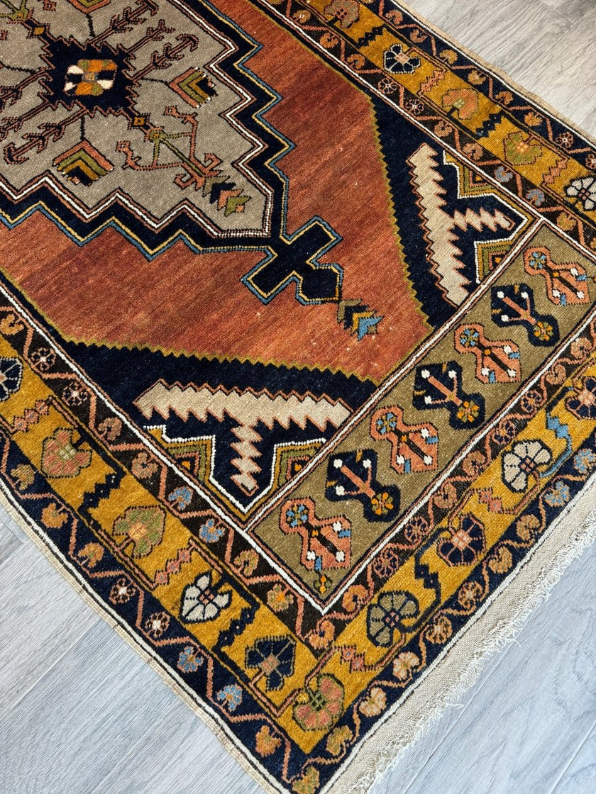 Turkish Yahyali Rug | 3' 3