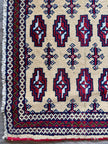 Turkmen Mini Rug | 1' 7