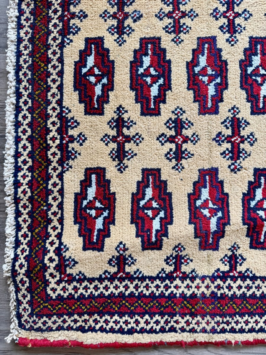 Turkmen Mini Rug | 1' 7