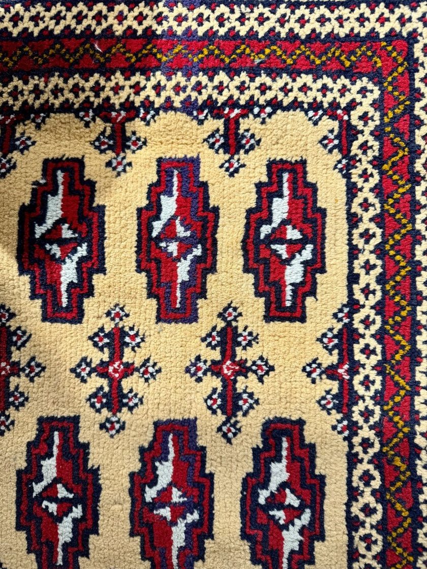 Turkmen Mini Rug | 1' 7